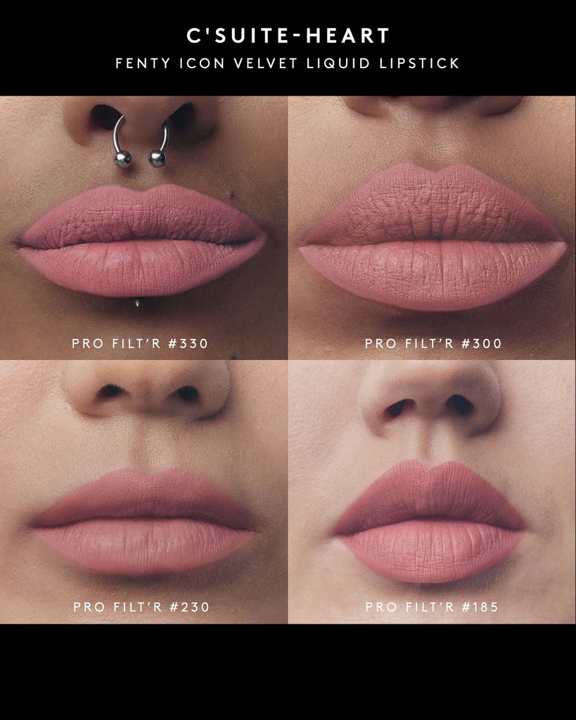 Fenty Beauty by Rihanna Fenty Icon Velvet Liquid Lipstick C Suite'Heart