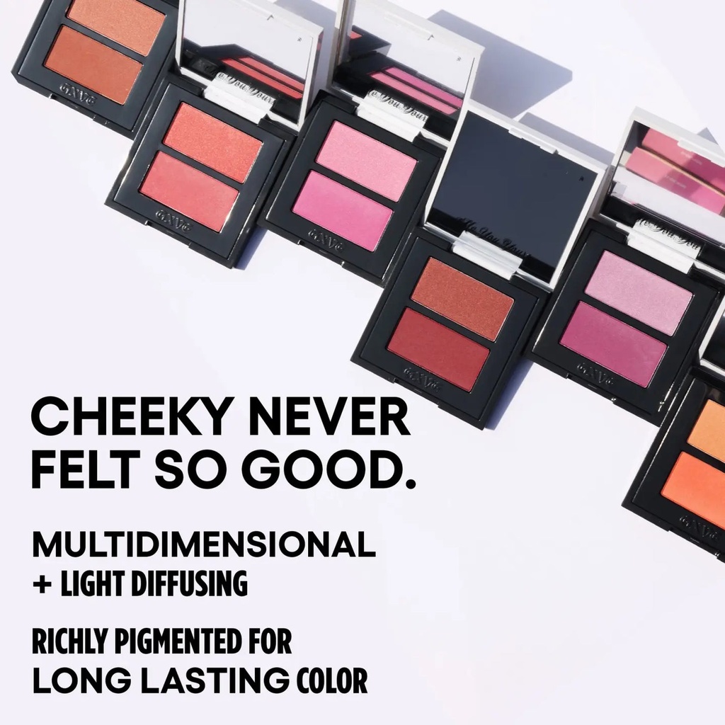 GXVE Feelin' Cheeky Clean Amplifying Talc-Free Blush Duo - Ex-Girlfriend