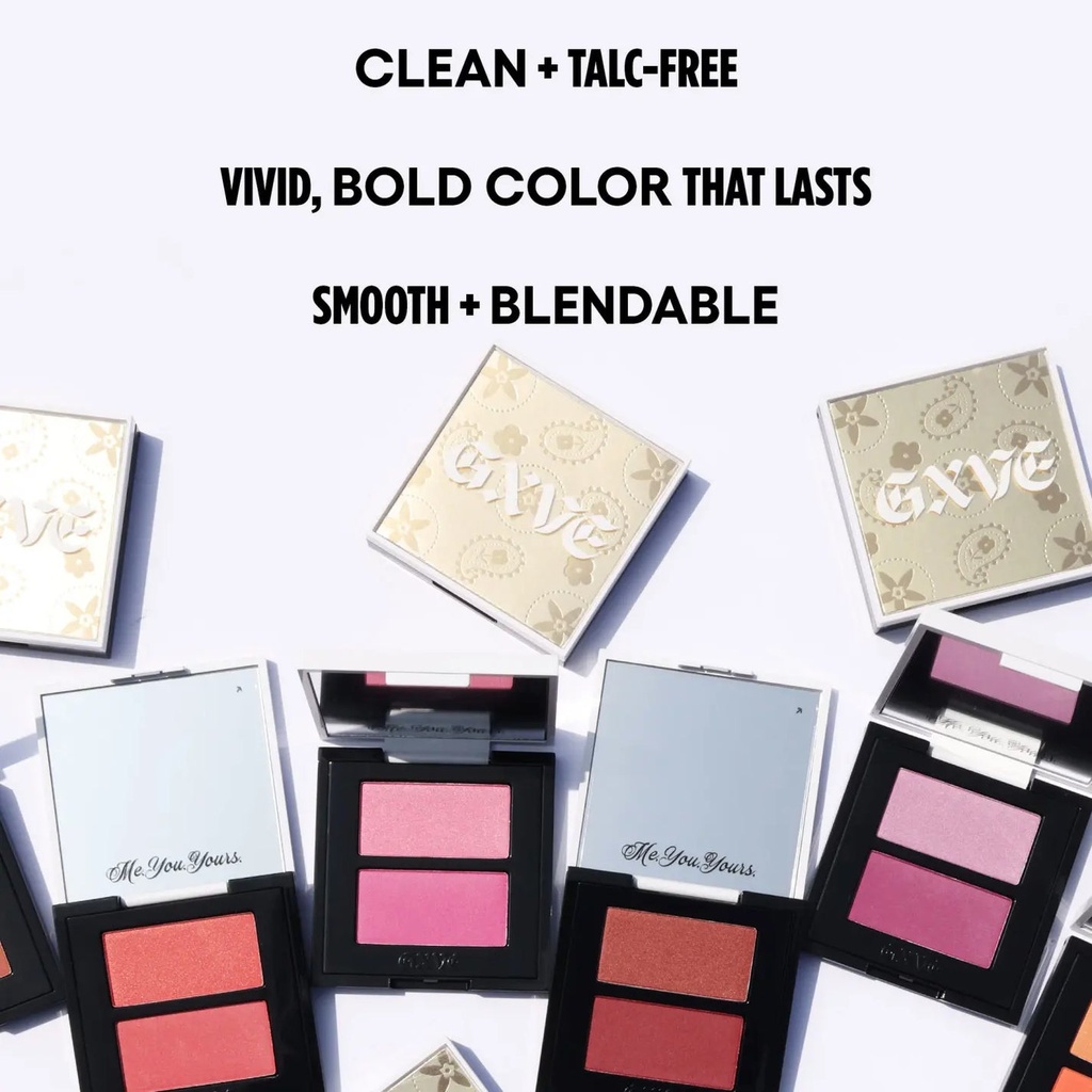 GXVE Feelin' Cheeky Clean Amplifying Talc-Free Blush Duo - Ex-Girlfriend