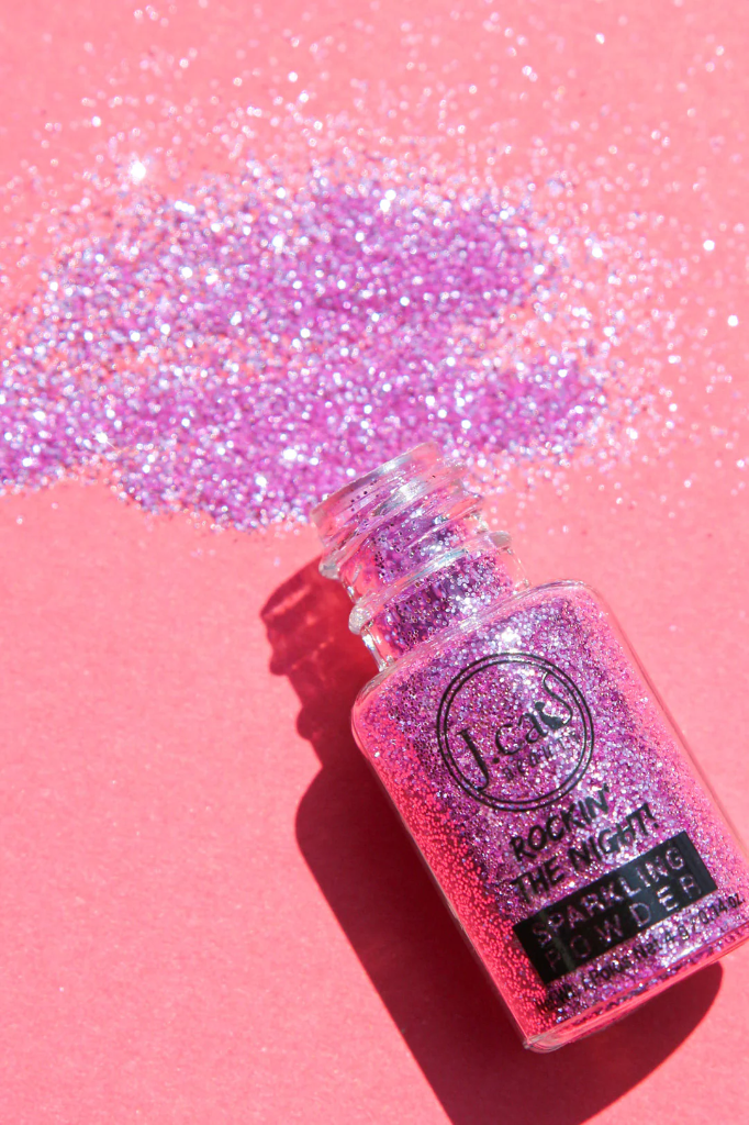 J.Cat Beauty Rockin' the Night Sparkling Powder - Amber Jewlery