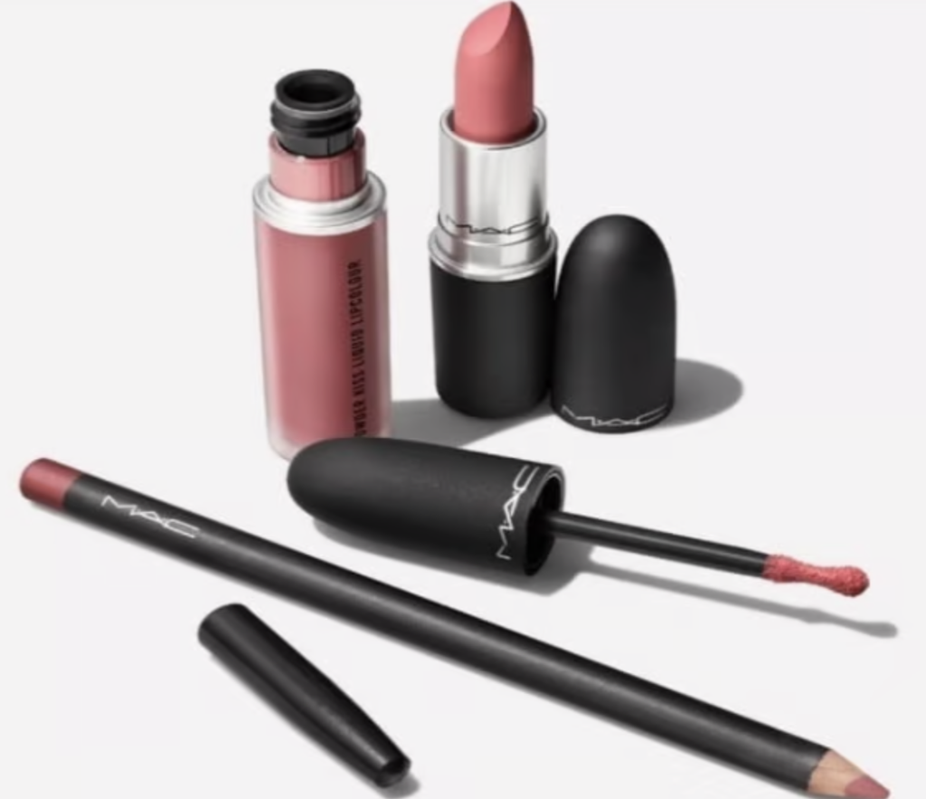 MAC Powdered Snow Powder Kiss Lip Kit - Pink
