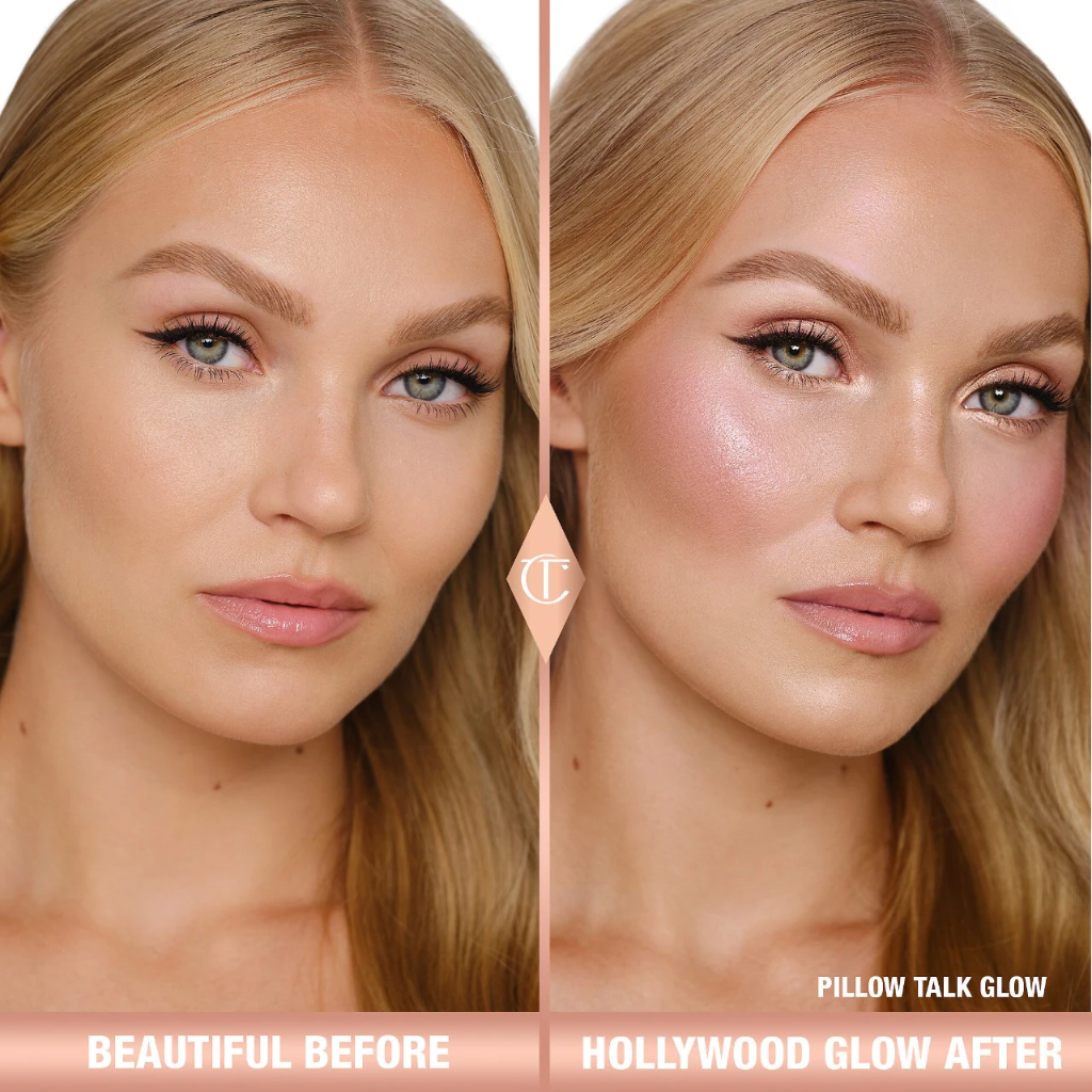 Charlotte Tilbury Hollywood Glow Glide Face Architect Highlighter - Pillow Talk Glow