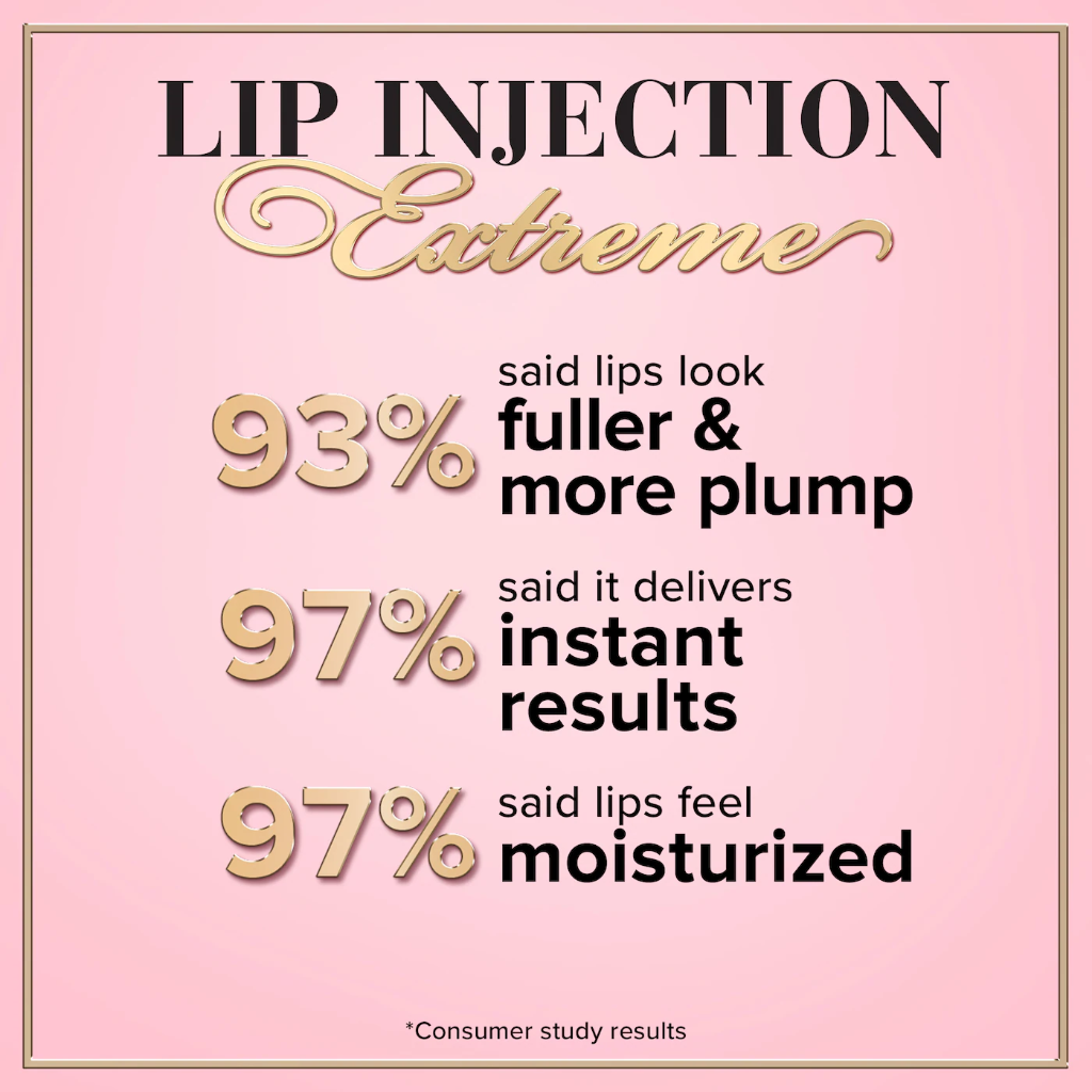 Too Faced Lip Injection Extreme Instant & Long Term Plumper Travel Size .05 Oz