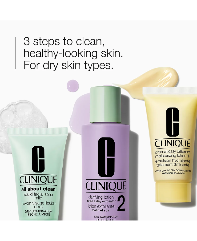 Clinique 3-Step Skin Care Kit - Skin Type 2 - 4oz/3ct 