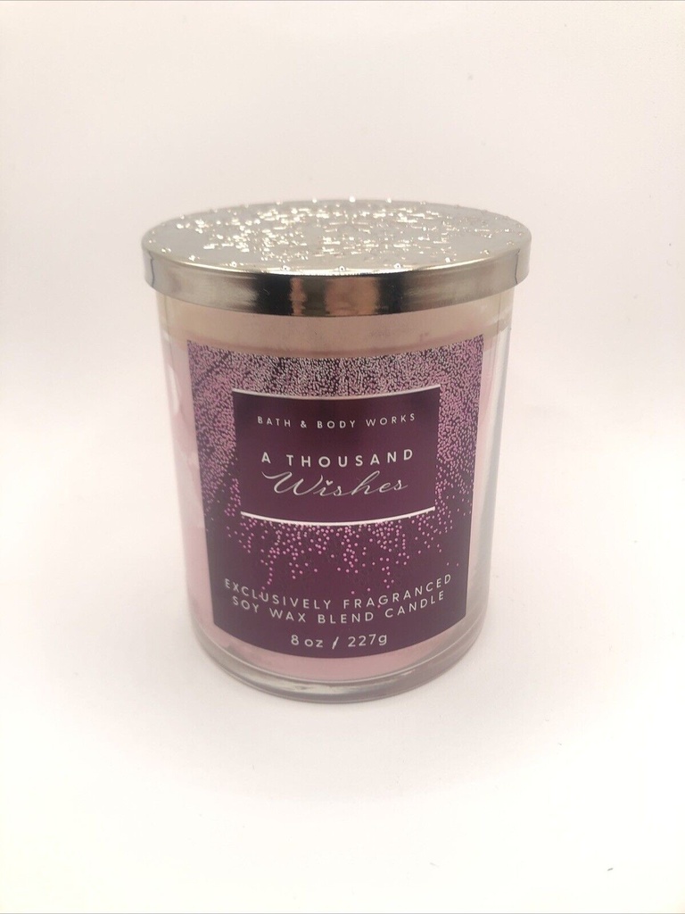 Bath & Body Works Single-Wick Candle  A Thousand Wishes