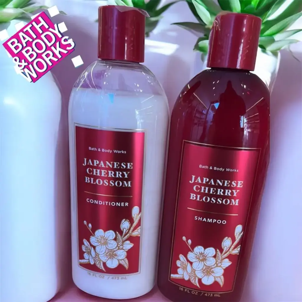 Bath & Body Works Japanese Cherry Blossom Conditioner & shampoo 