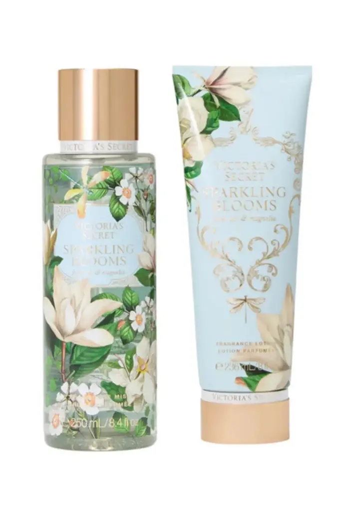 VICTORIA'S SECRET Sparkling Blooms  Body Cream& Mist 