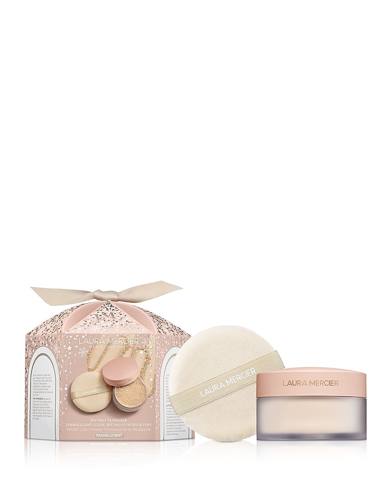 Laura Mercier Divinely Flawless Translucent Loose Setting Powder & Puff