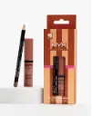 NYX professional makeup slim lip pencil & Butter gloss duo  (Lip liner nude truffle , Lip gloss Madeline)
