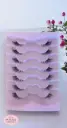 Shein 7 Pairs half lashes with clear band Cat eye 