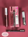 NYX Gimme Gimme lip kit ( Lip lingerie XXL low cut, Suede matte lip liner Club Hopper , Butter Lip Gloss Sugar glass)