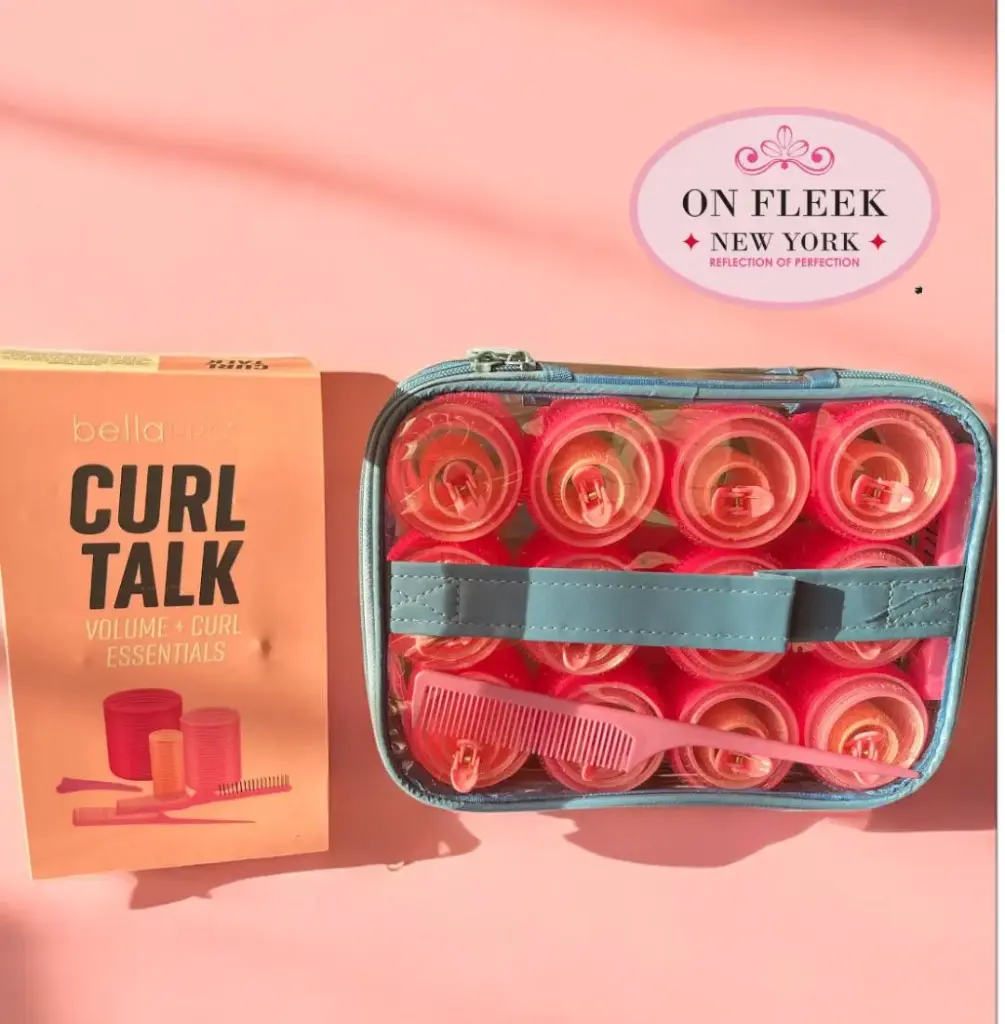 Bella pro hair rollers set 51pcs (12 hair clips , 36 rollers L,M,S,  2 hair comb, clear bag)