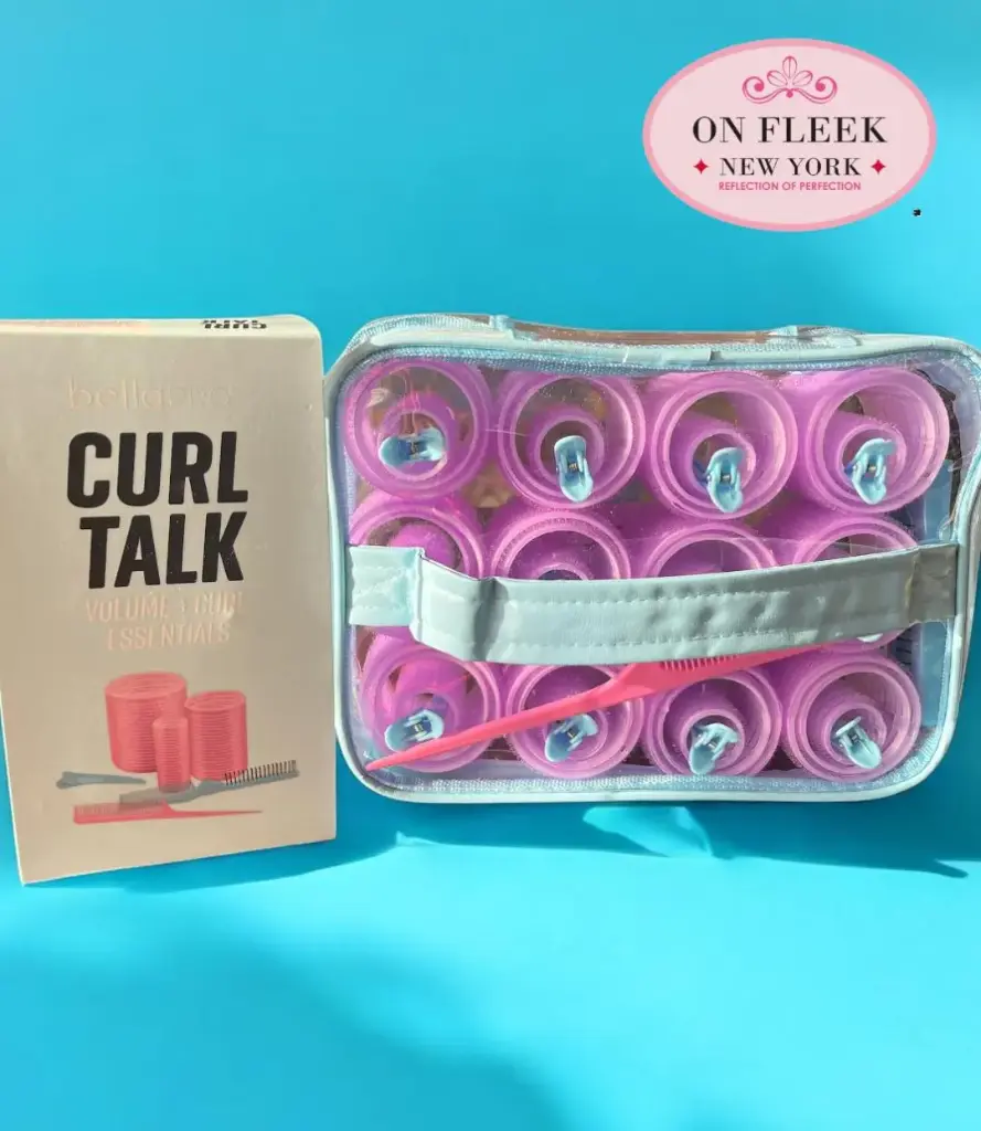 Bella pro hair rollers set 51pcs (12 hair clips , 36 rollers L,M,S,  2 hair comb, clear bag)