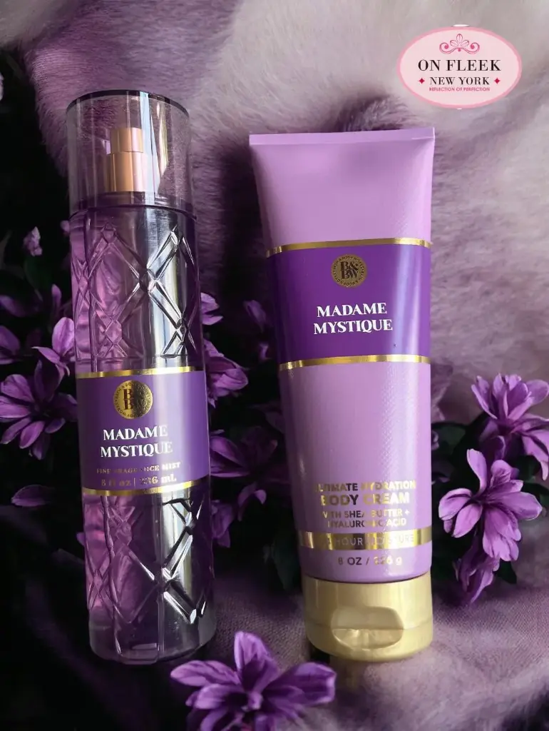 Bath & Body Works Madame Mystique  body mist and body cream set