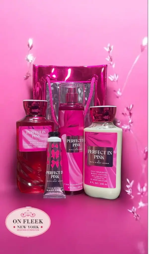 Bath & Body Works Perfect in pink (hand cream , shower gel, body lotion, body mist )