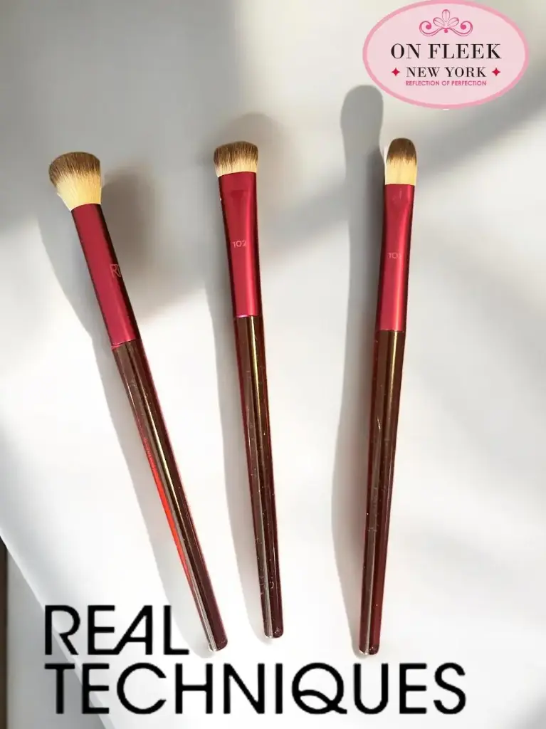 Real Techniques cherry on top Limited Edition mesmerEYES Brush Trio 