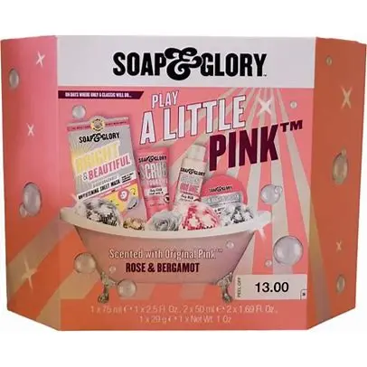 SOPE & GLORY Play a little pink set Rose and bergamot 