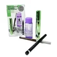 Clinique swipe on (and off) -high impact full size mascara, liquid eyeliner , crayon eyeliner , take the day off makeup remover)