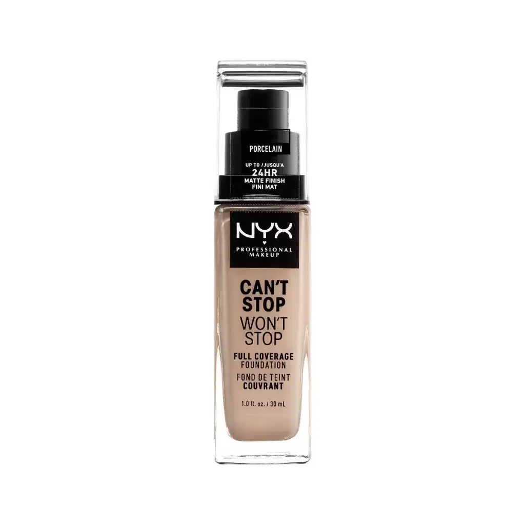 NYX Can't Stop Won't Stop Full Coverage Foundation - Porcelain 