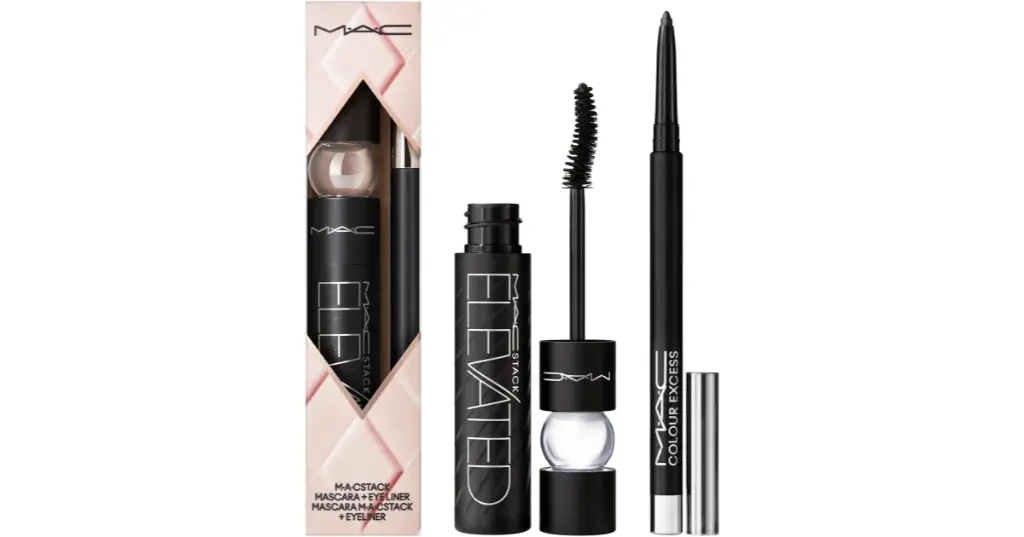 M.A.C  forseeable future eyes  kit (mac stack mascara +eyeliner )