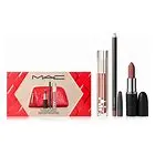  M.A.C Trending Tomorrow lip trio - Nude M.A.C.CXIMAL  Matte lipstick Whirl  , lip Gloss Air Spicy Champagene , Lip Pencil Whirl  