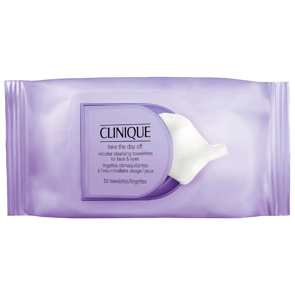 Clinique Take the Day Off Micellar Cleansing Makeup Remover Towelettes - 50ct