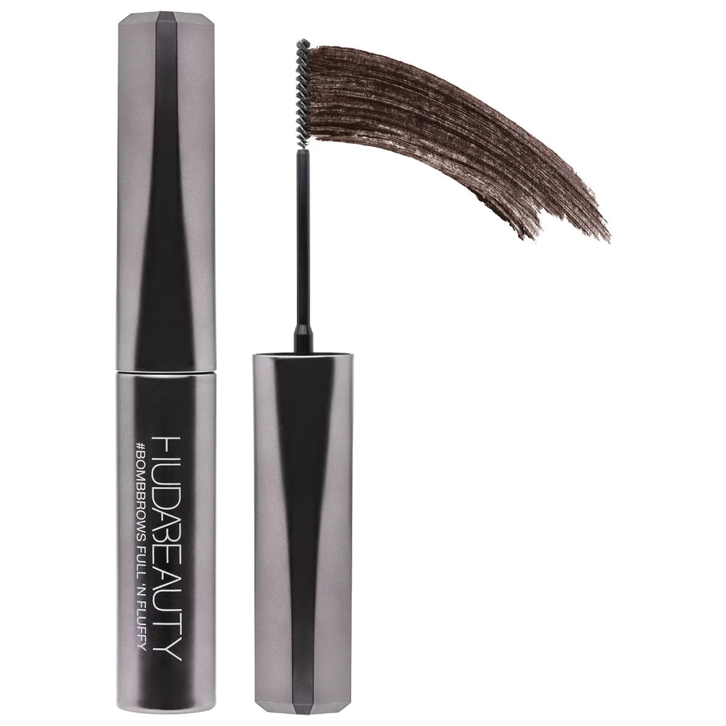 HUDA BEAUTY BombBrows Full ‘n Fluffy Volumizing Fiber Gel Black Brown