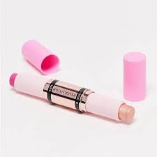 Makeup Revolution Blush And Highlight Double Ended Stick - Champagne Shine