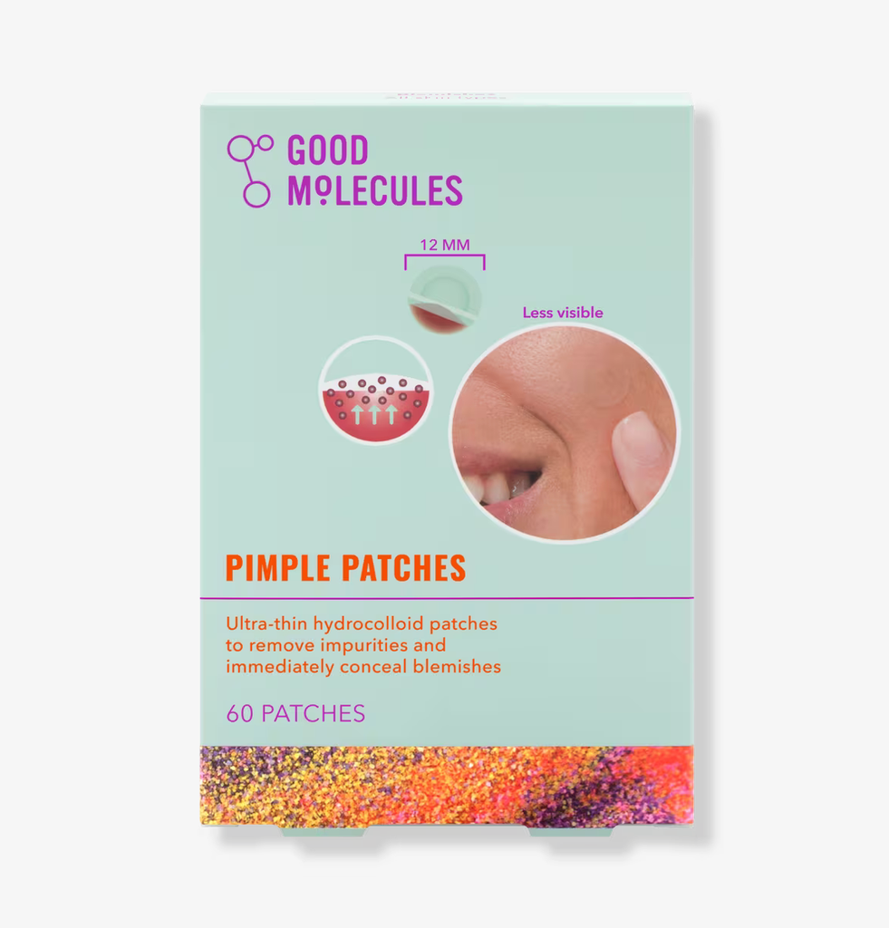 Good Molecules Pimple Patches (60 Patches) - Conceal Whiteheads, Blackheads, and Blemishes