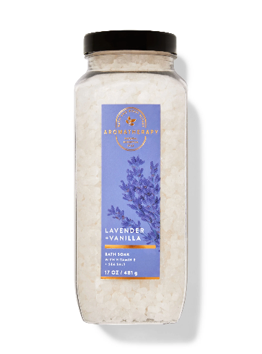 [0667558206072] Bath & Body Works Aromatherapy Lavender & Vanilla bath and soak
