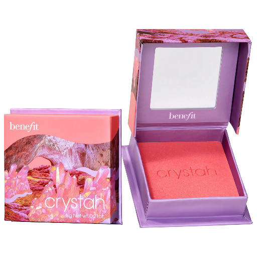 [602004138507] Benefit Cosmetics Silky-Soft Powder Blush - Crystah Strawberry Pink