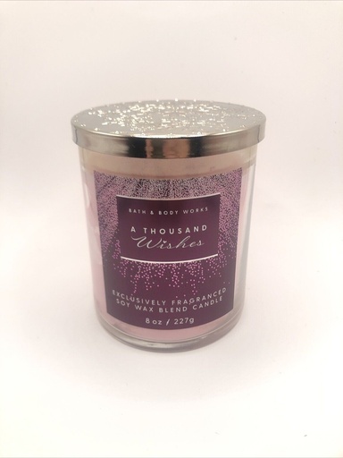 Bath & Body Works Single-Wick Candle  A Thousand Wishes