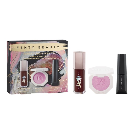 Fenty Beauty Fenty's Most Want'D 3-Piece Lip  Face + Eye Kit (Holiday Limited Edition)