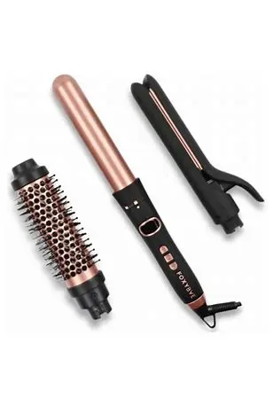 [850052965020] FOXY BAE  tres chic trio 3 in1 rose gold ceramic 