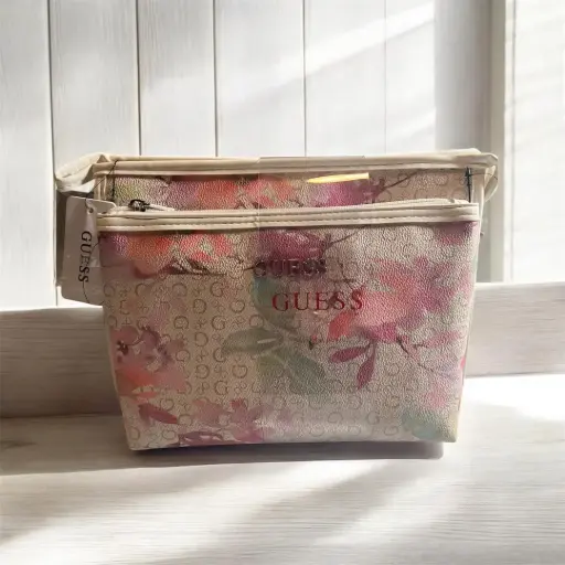 Guess Flower Cosmetics Bag