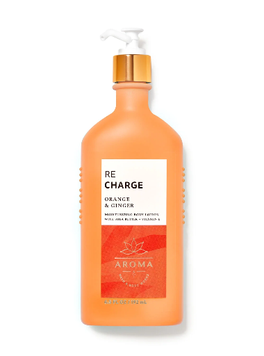 [0667557602011] Bath & Body Works Aromatherapy Charge Orange & Ginger Moisturizing Body Lotion