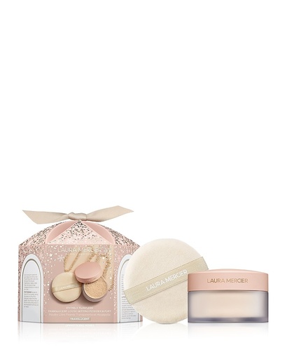 [194250079241] Laura Mercier Divinely Flawless Translucent Loose Setting Powder & Puff