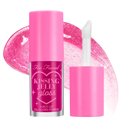 [651986018659] Too Faced Kissing Jelly Gloss - Raspberry
