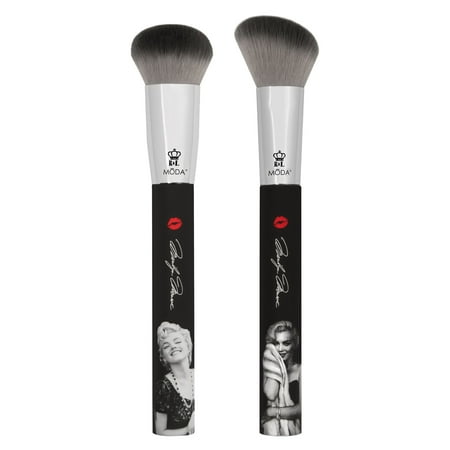 [090672065803] Marilyn Monroe X Moda Brush Big-Time Bombshell Duo Makeup Brush