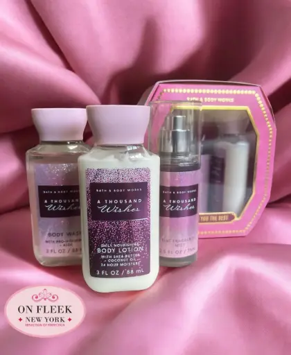 Bath & Body Works  A Thousand Wishes  Trio set ( Body mist ,Shower gel,Body Lotion )