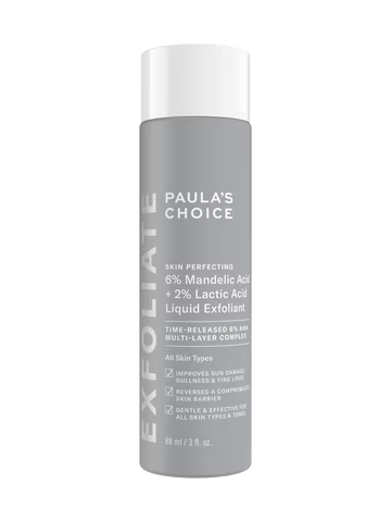 [0655439014700] Paula's Choice Skin Perfecting 6% Mandelic Acid and 2% Lactic Acid Liquid Exfoliant 88ml