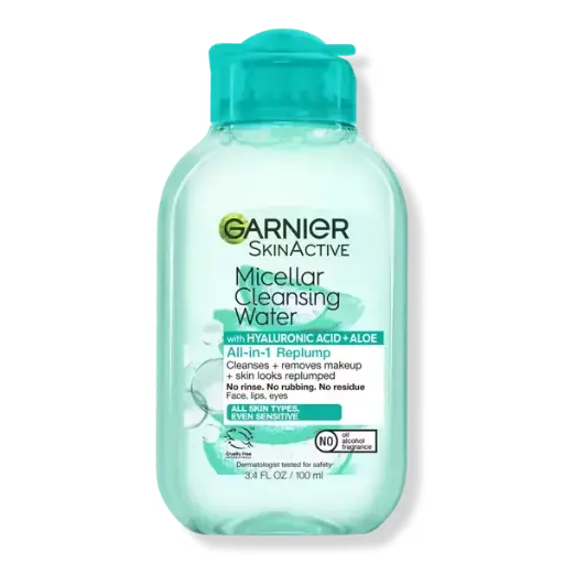 GARNIER  Micellar cleansing water with  Hyaluronic acid +Aloe  100 ml