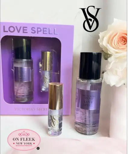 VICTORIA'S SECRET Love Spell set Fragrance mist and lip gloss