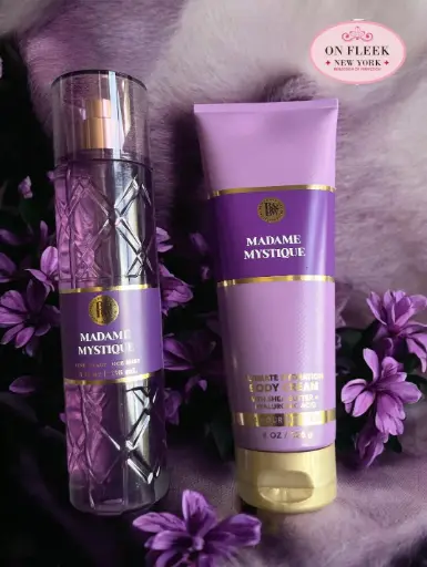 Bath & Body Works Madame Mystique  body mist and body cream set