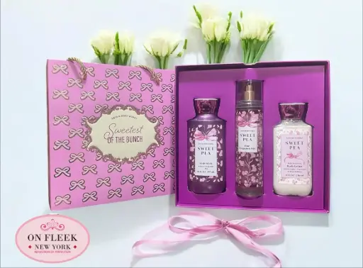 BATH & BODY WORKS Sweetest of the bunch ( body mist , body lotion , shower gel )