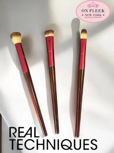 Real Techniques cherry on top Limited Edition mesmerEYES Brush Trio 