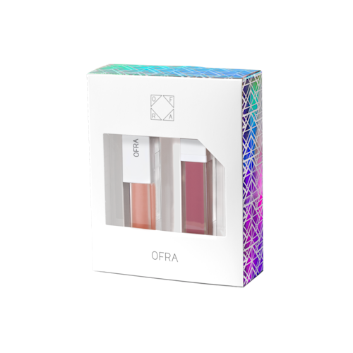 OFRA IMPERFECTA Lip Duo ( Lip Gloss Brilla Sin Limits , Liquid Lipstick La Empoderada )