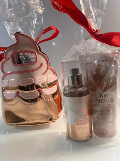 Bath& Body Works Pure Wonder mini  Body Cream and fragrance mist