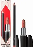 MAC  M-A-CIMAL Matte Lipstick +Lip Pencil In Velvet Teddy 