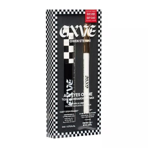 GXVE All Eyes on Me Mascara and Eyeliner Set - Black